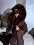 Короткая куртка "OLYMP FC7631" - CHOCO